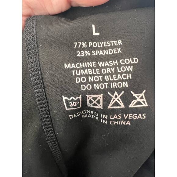 Agent 84 Buttersoft Tennis Skirt Athletic Micro Skort Black Women's Size Large - Picture 6 of 6